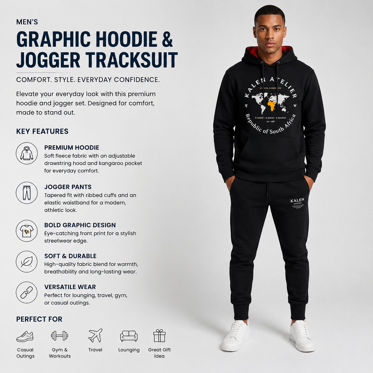 graphic hoodie tracksuit